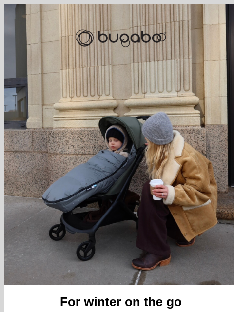 bugaboo newsletter: Your winter travel essential