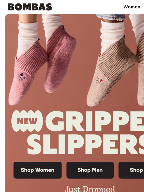 bombas newsletter: New Slippers, Coming in Toasty