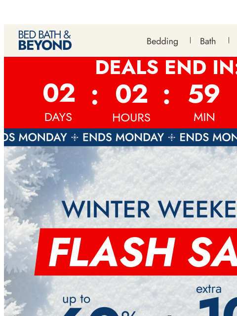 bedbathandbeyond newsletter: Stuck inside? Save an extra 10% 💸