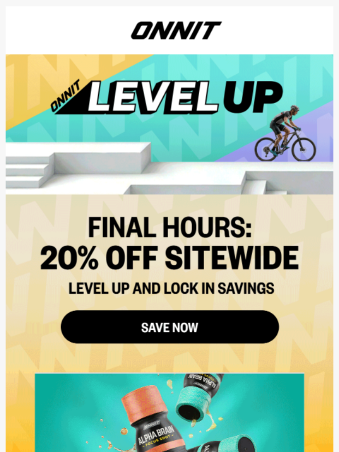 onnit newsletter: Last chance to save—New Year Sale ends tomorrow​