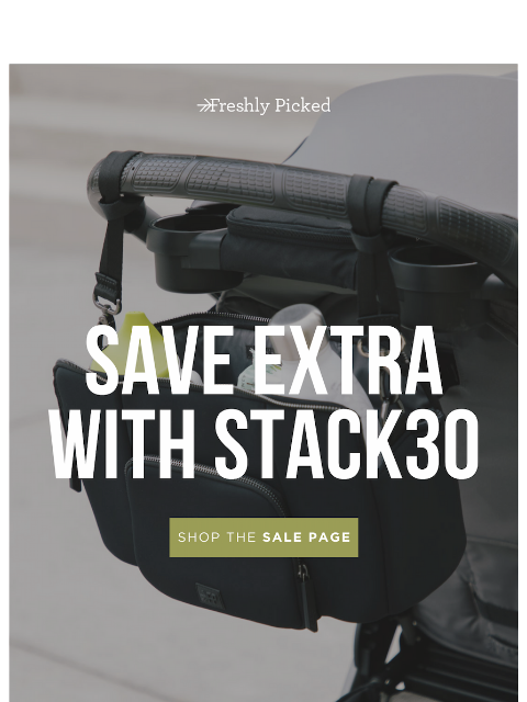 freshlypicked newsletter: Extra 30% off sale page prices 🌟