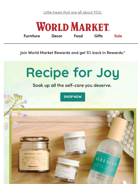 emailworldmarket newsletter: 🛀 It’s Self-Care Saturday! 🌸 