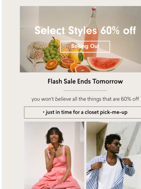 this 60% off flash sale is getting to me | AYR | Customer Service | ayrheads@ayr.com No longer want to receive these emails? Manage Preferences |Unsubscribe instagram facebook