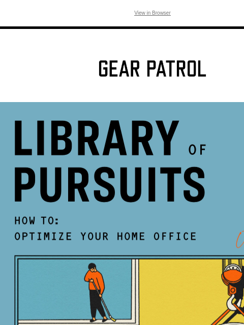 How to create a WFH office–and routine–that works for *you*. View in Browser Creating a separate home office, physically or psychologically, is an important part of staying sane and productive.