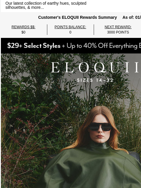 eloquii newsletter: AU NATURALE 🌾