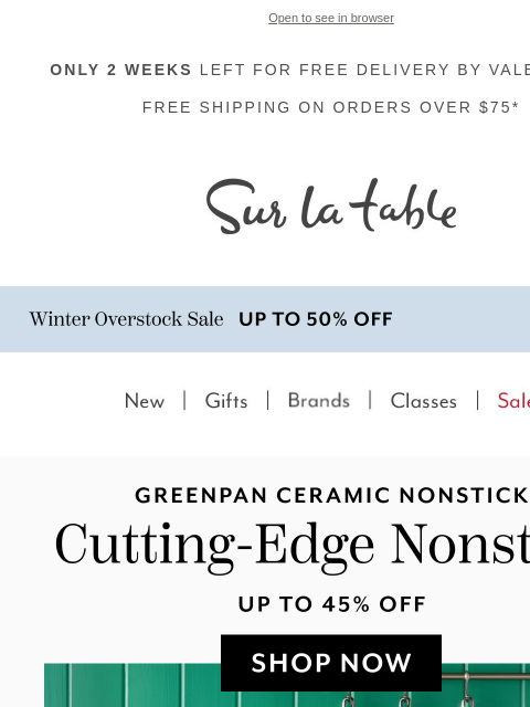 surlatable newsletter: Cutting-Edge Nonstick from GreenPan.