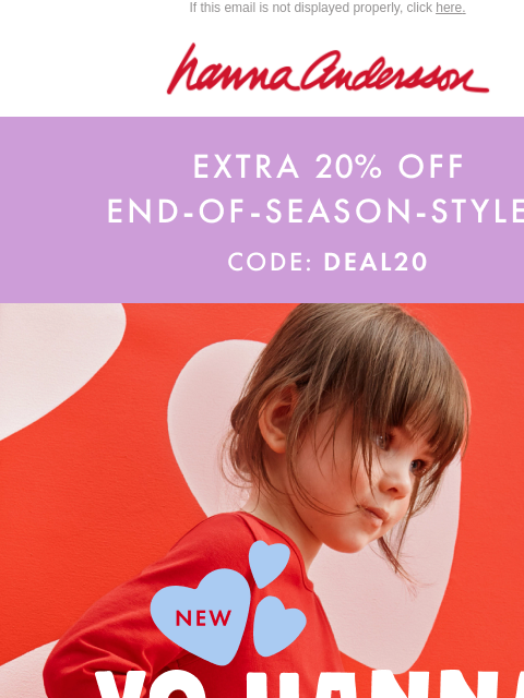 hannaandersson newsletter: Best-Sellers From The Heart ❤️