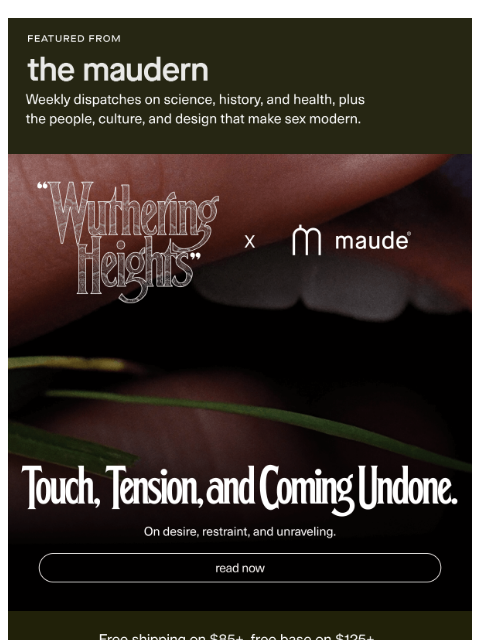 getmaude newsletter: the maudern.