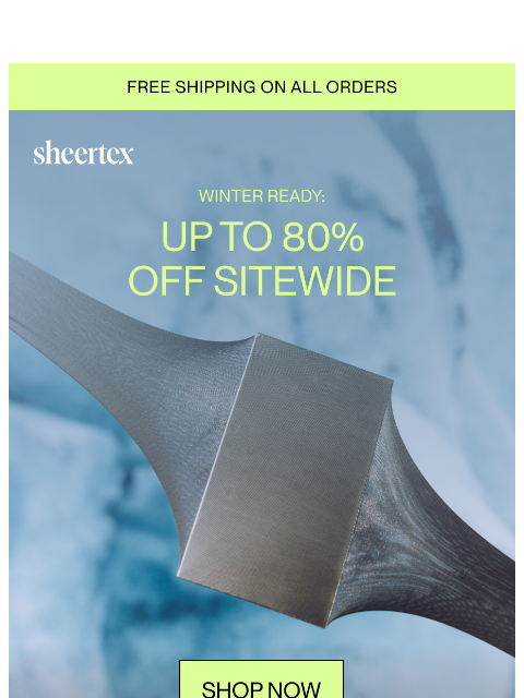 sheertex newsletter: Winter ready tights up to 80% off