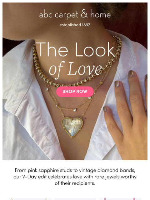 abchome newsletter: We're in Love (with This Jewelry!)