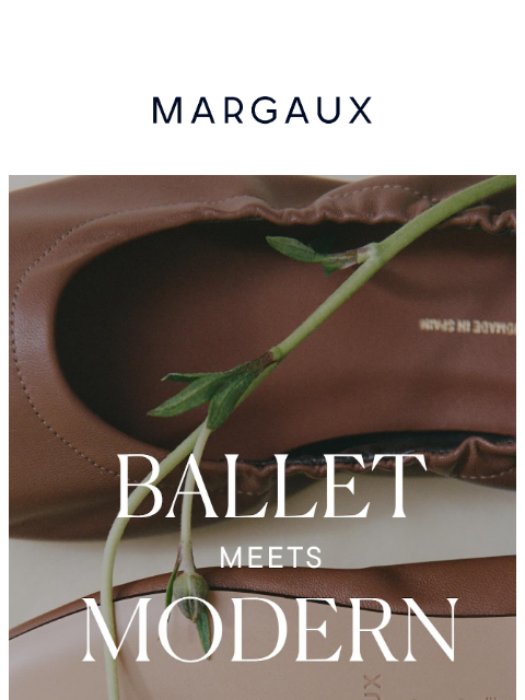 margauxny newsletter: Our new signature ballet flat