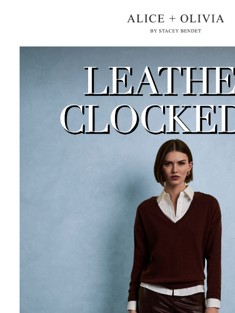 aliceandolivia newsletter: HOTTEST LEATHER PANTS