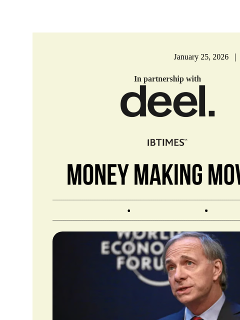 beehiiv newsletter: Ray Dalio Studied 500 Years of Markets — Are You I...