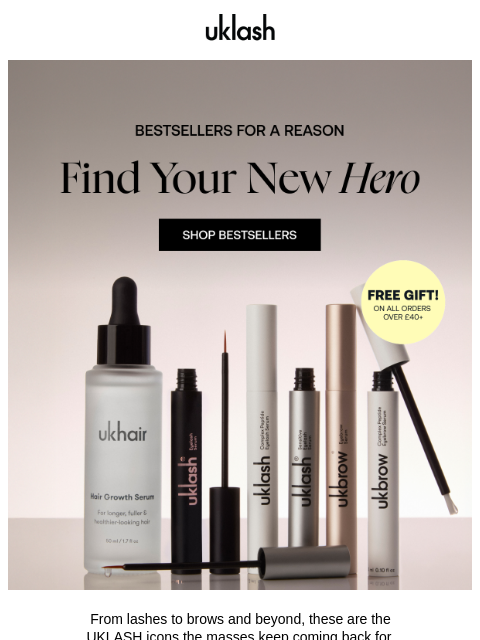 uklash newsletter: FREE gift inside + must-haves everyone loves!
