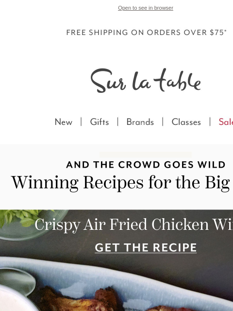 surlatable newsletter: 🏈 Here's your winning roster for the Big Game.  