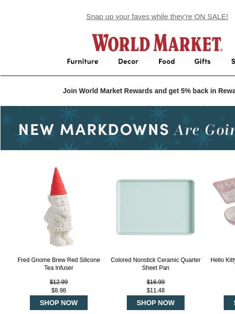 emailworldmarket newsletter: 🎉 SALE on items you love!