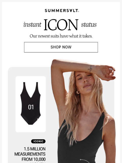 summersalt newsletter: Hello, New Favorite Suit