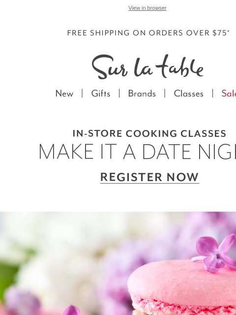 Plan an evening of romance and reserve a Date Night class today: Hurry, seats are filling quickly. ‌ ‌ ‌ ‌ ‌ ‌ ‌ ‌ ‌ ‌ ‌ ‌ ‌ ‌ ‌ ‌ ‌ ‌ ‌ ‌ ‌ ‌ ‌ ‌ ‌ ‌ ‌ ‌ ‌ ‌ ‌ ‌ ‌ ‌ ‌ ‌ ‌ ‌ ‌ ‌ ‌ ‌ ‌ ‌ ‌ ‌ ‌ ‌ ‌ ‌ ‌