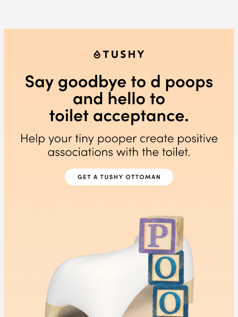 hellotushy newsletter: Is your toddler scared sh*tless of the toilet?