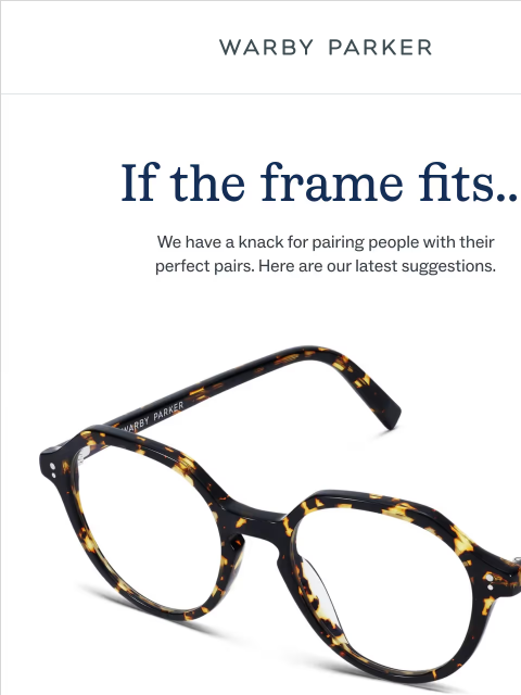 warbyparker newsletter: Accurate