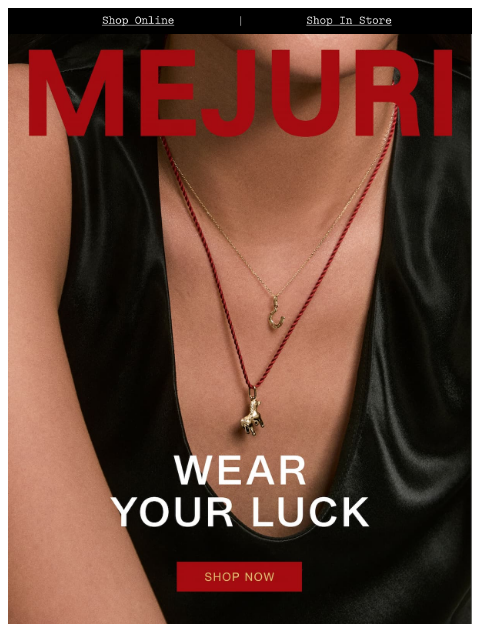 mejuri newsletter: Celebrating Year of the Horse