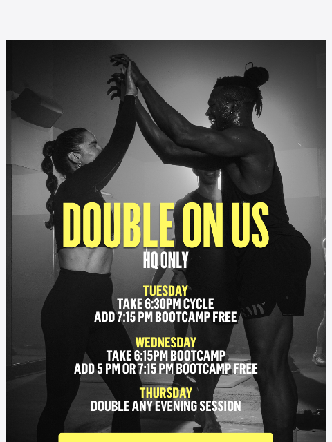 aarmy newsletter: DOUBLE ON US 🫡