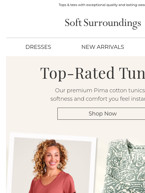 softsurroundings newsletter: Discover the Pima Difference