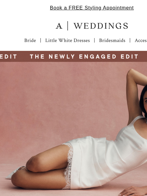 anthropologie newsletter: Your wedding wardrobe is here 🤍✨