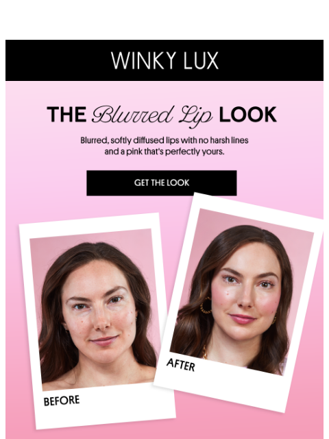 winkylux newsletter: Soft Lips, No Lines
