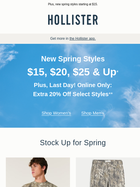 Plus, new spring styles starting at $15. ͏ ͏ ͏ ͏ ͏ ͏ ͏ ͏ ͏ ͏ ͏ ͏ ͏ ͏ ͏ ͏ ͏ ͏ ͏ ͏ ͏ ͏ ͏ ͏ ͏ ͏ ͏ ͏ ͏ ͏ ͏ ͏ ͏ ͏ ͏ ͏ ͏ ͏ ͏ ͏ ͏ ͏ ͏ ͏ ͏ ͏ ͏ ͏ ͏ ͏ ͏ ͏ ͏ ͏ ͏ ͏ ͏ ͏ ͏ ͏ ͏ ͏ ͏ ͏ ͏ ͏ ͏ ͏ ͏ ͏ ͏ ͏ ͏ ͏ ͏ ͏ ͏ ͏ ͏ ͏