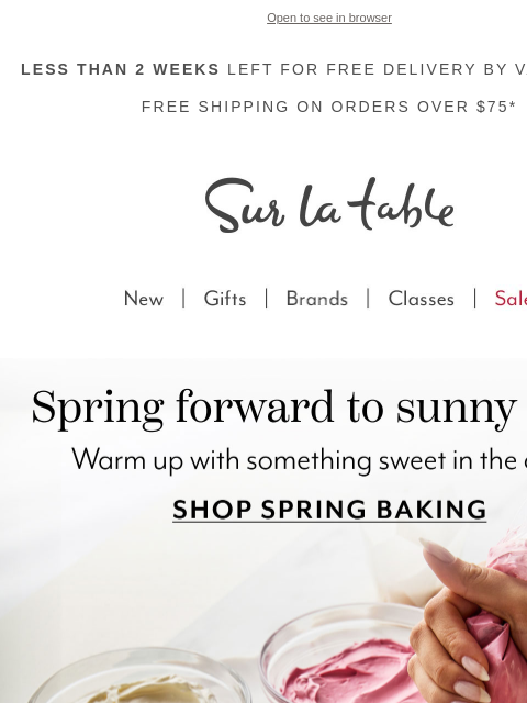 surlatable newsletter: 🌸 Spring Baking Must-Haves
