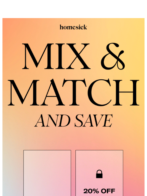homesick newsletter: Bundle & SAVE