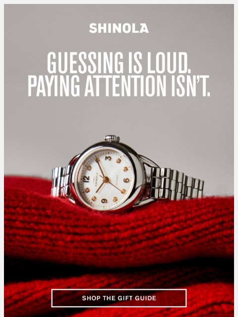 shinola newsletter: Our Valentine’s Gift Guide is here