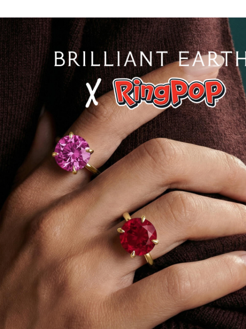 brilliantearth newsletter: JUST RESTOCKED: Brilliant Earth x Ring Pop