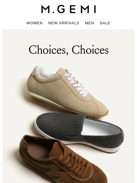 mgemi newsletter: What’s Your Sneaker Style?