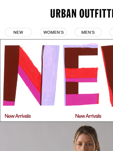 urbanoutfitters newsletter: NEW ARRIVALS to get you through the week