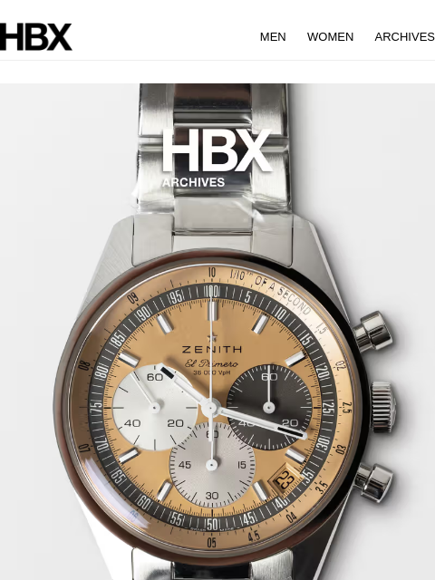hbx newsletter: HBX Archives Preview: 27 Jan/9AM EST/10PM HKT Rele...