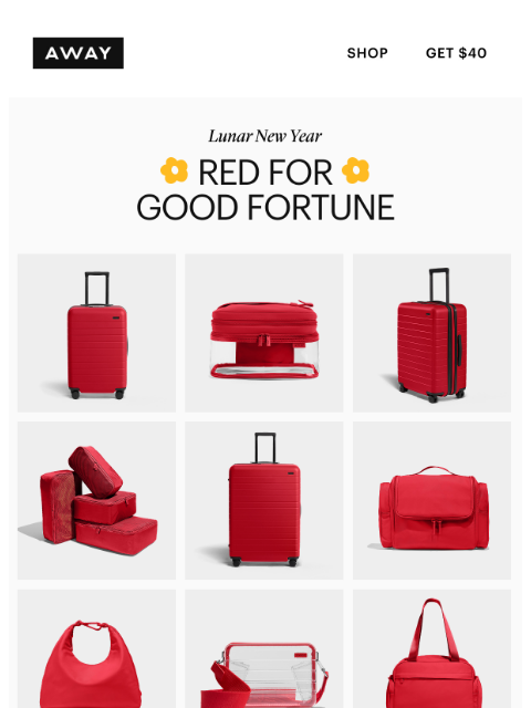 awaytravel newsletter: Bold red styles: The Year of the Fire Horse🧧