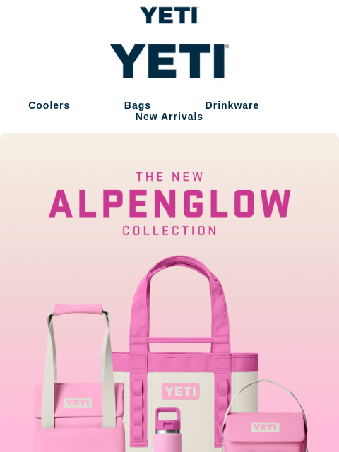 yeti newsletter: JUST IN: The Alpenglow Collection