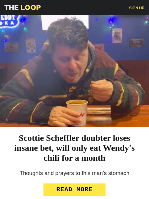 golfdigest newsletter: Scheffler doubter loses insane bet, a questionable...
