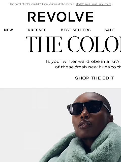 The boost of color you didn't know your wardrobe needed | Update Your Email Preferences New Dresses Best Sellers Sale My Favorites Beauty New Dresses Best Sellers Sale My Favs Beauty The Color Fix: