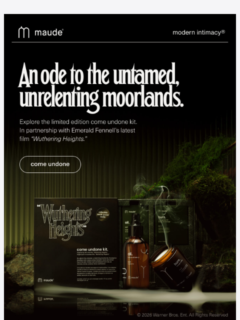 getmaude newsletter: fierce and forever.