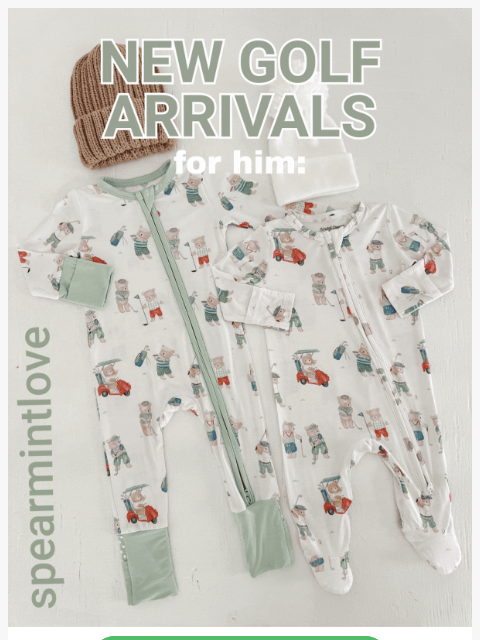 spearmintlove newsletter: New Golf Arrivals Are Here ⛳️