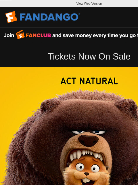 fandango newsletter: HOPPERS | Get Tickets