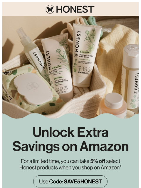 honest newsletter: Last Chance for 5% Off Select Amazon Products ✨