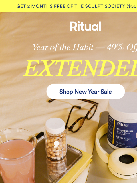 ritual newsletter: January was a lot. Let’s start simple.