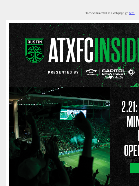 austinfc newsletter: ATXFC INSIDER: Home Opener Tickets, Partner Perks ...
