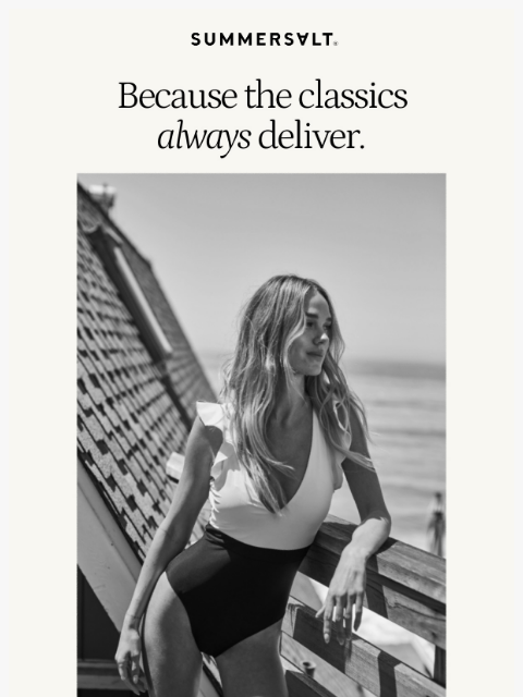summersalt newsletter: 🖤 How Classic 🤍