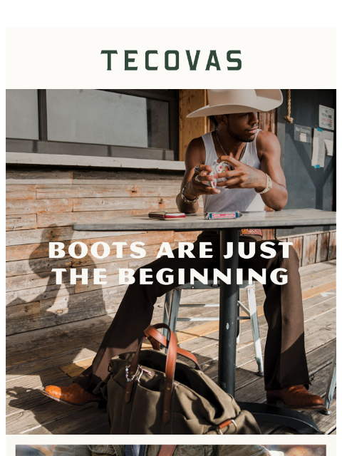 Tecovas Shop Accessories Shop Bags Shop Bags Shop Belts Shop Belts Shop apparel Shop Apparel Shop Accessories tecovas Facebook Tik Tok Twitter Instagram Youtube Refer a Friend Find a store Sign up for