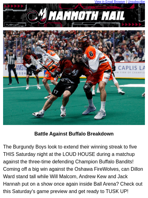 thecoloradomammoth newsletter: 🦣 Showdown at the LOUD HOUSE